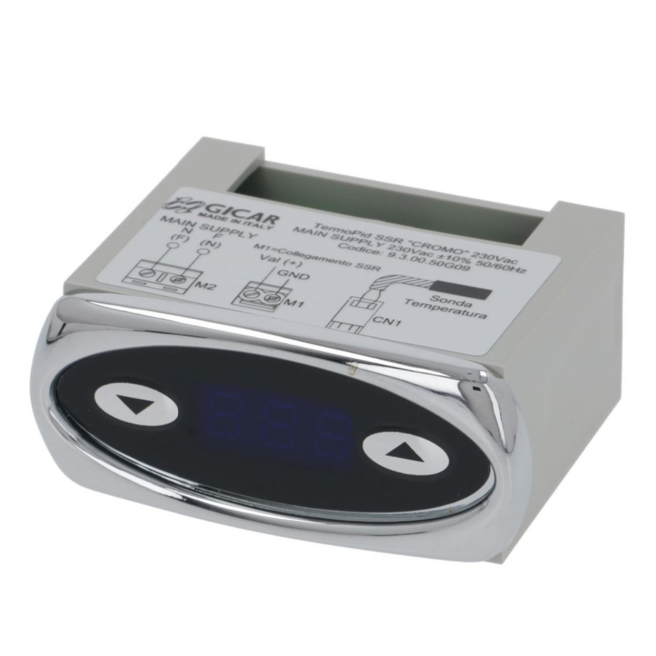 PID Controller Silver Bezel 230V GICAR 9.3.00.50G09 ESPRESSO MACHINE COMPANY