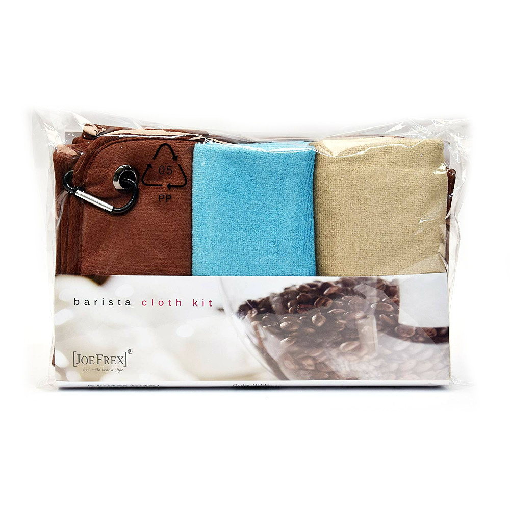 JOEFREX cleaning cloth kit for baristas 4x Microfibre cleaning cloths