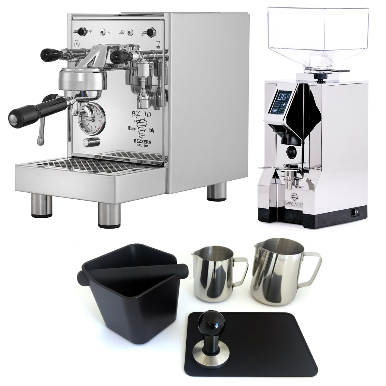 Ecm Mechanika Slim Espresso Machine And Eureka Mignon Specialita Grinder