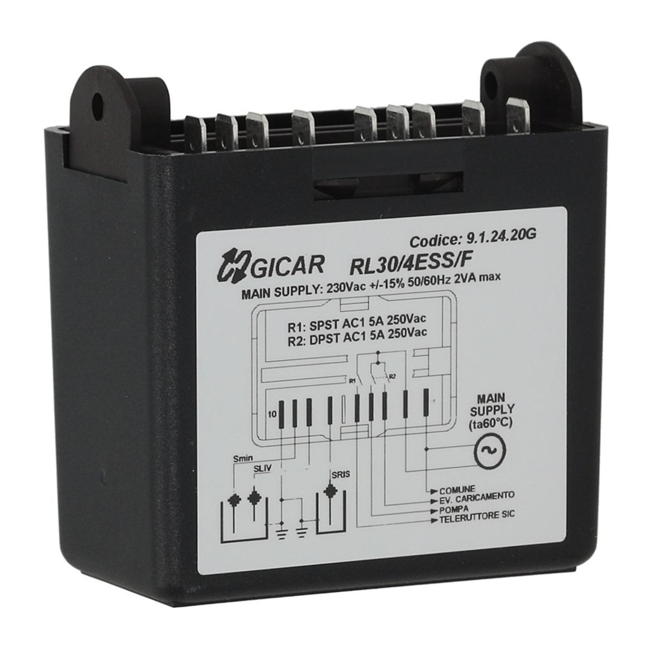 Control Box Water Level Auto fill Regulator 230Vac RL30 4ESS F 