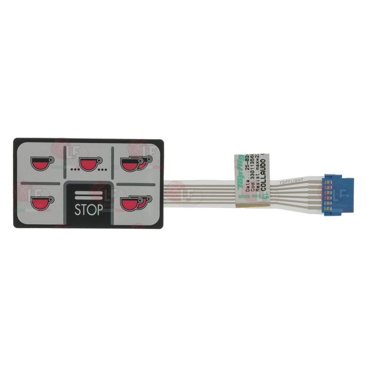 Push-button panel / touchpad - 6 Button - FAEMA 3301135601 - ESPRESSO ...
