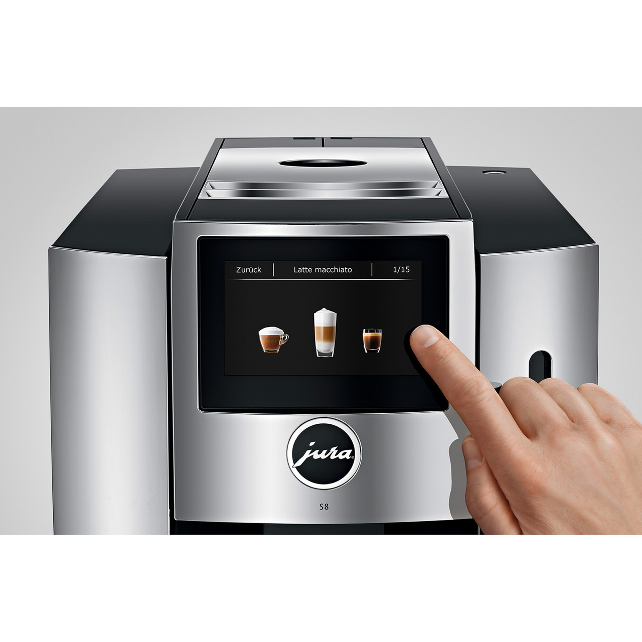 JURA S8 Automatic Espresso Coffee Machine NEW CHROME 15443 ESPRESSO MACHINE COMPANY