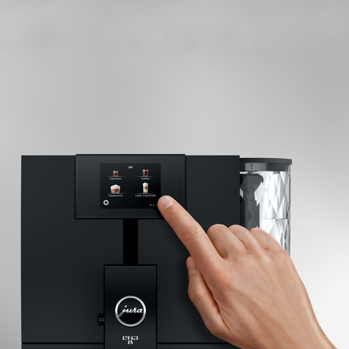 JURA ENA 8 Automatic Espresso Coffee Machine METROPOLITAN BLACK ESPRESSO MACHINE COMPANY