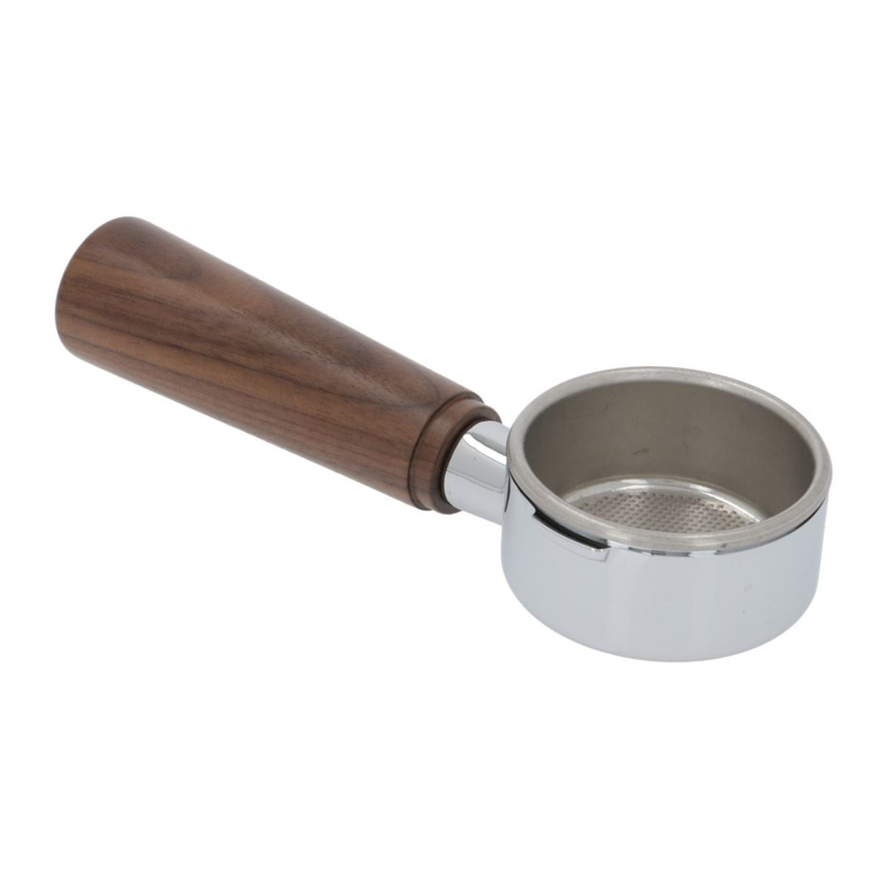 Filter Holder Bottomless 49mm - 5mm lugs - PAVONI - WOOD HANDLE