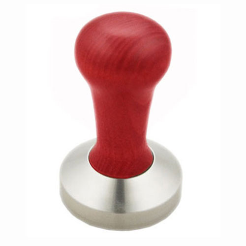 Motta 58mm Coffee Tamper with Red Handle Convex Base ESPRESSO MACHINE