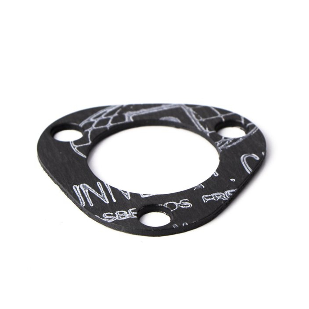 Flat Gasket Triangular 70mm x 70mm x 2mm Internal Hole OD 40 mm