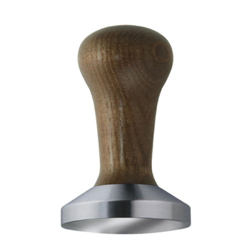 Motta 57mm Coffee Tamper with Wooden Handle Flat Base ESPRESSO