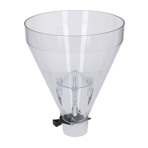 Coffee Grinder Bean Hopper 1.2kg - COLLAR 59.5 mm - 206mm x 255mm - CLEAR - SUPERJOLLY - MAZZER S00SCAE08