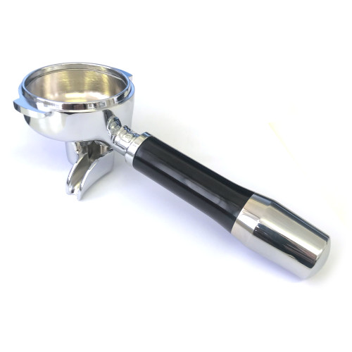 Filter-Holder 1-Cup Single - ECM GENUINE - 5.5mm Lugs - Stainless Steel - Angled Handle