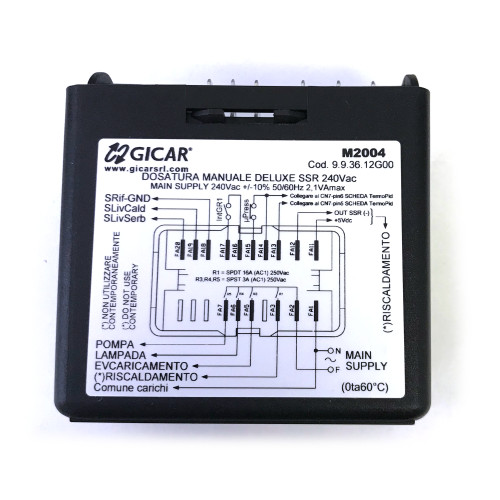 Control Box - Water Level Auto-fill Regulator - GICAR 9.9.36.12G - ECM 2004