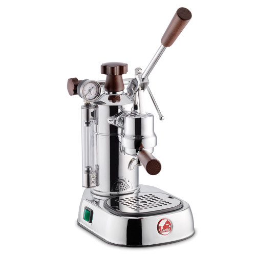 LA PAVONI EUROPICCOLA PROFESSIONAL Lever 1.6L Espresso Coffee Machine - WOOD - EUREKA MIGNON SPECIALITA Coffee Grinder - BLACK - Combo