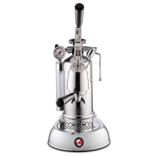 La Pavoni Stradivari Professional Lusso 1.6L Lever Espresso Coffee Machine - BLACK Handles - SPL