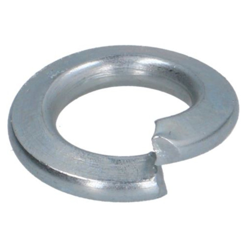 Split Spring Washer M6 - 11.4mm x 6.4mm x 3.2mm - Zinc Coated Alloy