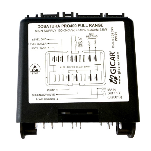 Electronic Control Box - DOSATURA PRO400 FULL RANGE - GICAR 9.9.39.89G - P2821