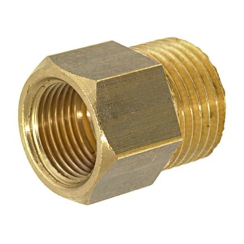 Fitting - 1/2" BSPM - 3/8" BSPF - BRASS