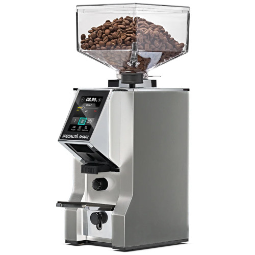 Eureka Mignon Specialita' Smart 55mm Flat Burr Coffee Grinder - CHROME