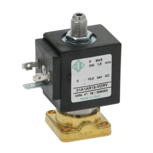 3-Way Solenoid Valve ODE Flat Base 1/8" BSP Outlet - 230V - 8W - 31A1AR15-VORV