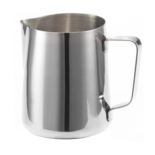 Milk Steaming / Frothing Jug - Stainless Steel - with Spout - 350mL