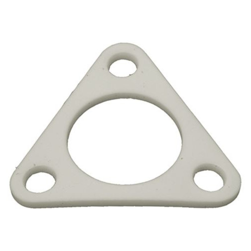 Flat Gasket for Heating Element TRIANGULAR - 80mm x 80mm x 3mm - 40mm hole - 58mm pitch