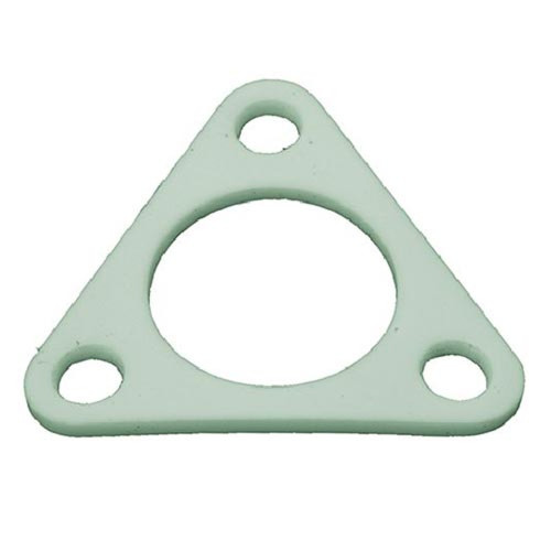 Flat Gasket for Heating Element TRIANGULAR - 80mm x 80mm x 3mm - 40mm hole - 58mm pitch