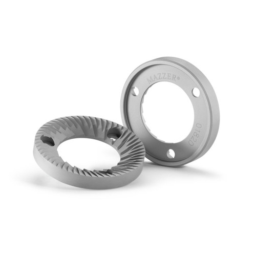 Coffee Grinder Blades or Burrs Flat  58mm - 58mm x 33.5mm x 8.5mm RH DX CW 3 hole (Pair) - GENUINE - MAZZER 0182D
