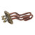Heating Element 1500W 220V - L 145mm - 4 pole - 95mm x 57mm flange - 2 hole 75mm pitch