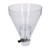 Coffee Grinder Bean Hopper 1.2kg - COLLAR 59.5 mm - 206mm x 255mm - CLEAR - SUPERJOLLY - MAZZER S00SCAE08