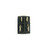 Green Illuminated DPST Switch "Steam" - 21x15 mm - 16A 250V - PAVONI 0P12001044