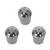 Set of steam nozzles or outlets - 3x pack - 3 hole - 4 hole - 5 hole - ECM AC100030-00