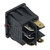 Switch and Lamp Module - RED Illuminated SPST Switch - GREEN Lamp - 30mm x 22mm - 16A 250V - PAVONI 435063