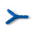 Plastic Tube / Pipe Connector Fitting - Y Shaped - 4mm Barbed - LELIT MC532