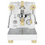 Lelit PL162T Bianca L58E Double Boiler PID 0.8/1.5L Espresso Coffee Machine - V3 - WHITE - Eureka Atom Specialty 65mm Flat Burr Coffee Grinder - WHITE - Package