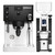 Rancilio Silvia Pro X Double Boiler PID Espresso Coffee Machine - BLACK - Eureka Mignon Libra Coffee Grinder - BLACK - Package