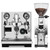 Eureka Costanza R e61 1.5L Espresso Coffee Machine - STAINLESS STEEL - Eureka Mignon Libra 65 AP All Purpose - Grind By Weight - 65mm Flat Burr Coffee Grinder - CHROME - Package