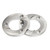 Coffee Grinder Blades or Burrs Flat 98mm - 98mm x 54mm x 9mm - LH SX CCW 3 hole (Pair) - EK43 - MAHLKÖNIG 703804
