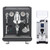 ECM Synchronika II e61 Double Boiler PID 0.75/2L Espresso Coffee Machine - Anthracite - Eureka Mignon Specialita' 55mm Coffee Grinder - CHROME - Package