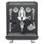 ECM Synchronika II e61 Double Boiler PID 0.75/2L Espresso Coffee Machine - Anthracite - Eureka Atom W 65 CASA Coffee Grinder - Black - Package