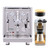ECM Technika V Profi e61 PID 2.1L Espresso Coffee Machine - Stainless Steel - Eureka Oro Mignon Single Dose Pro - 65mm Single Dose Coffee Grinder - Chrome - Package