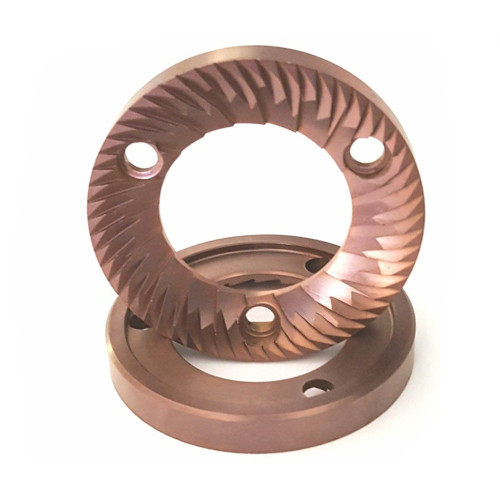 Coffee Grinder Blades / Burrs Flat 64x38x9mm RH DX CW 3 hole (Pair) RED SPEED EUREKA