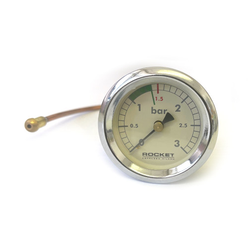 Boiler Pressure Gauge / Manometer Beige Face 03 bar OD 58.5mm