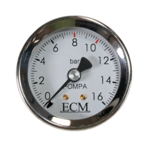 e61 Brew Group Pressure Gauge / Manometer 16 BAR - White Face - OD 45mm ...