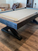 Hans, Delta, 8' 1", Oakville, Rustic, Slate, Pool Table, 002-003O, installed, professional. installation, commercial