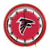 656-1030, 18", 18in, Atlanta, Atl, NFL,  Falcons, Neon, Clock, FREE SHIPPING