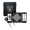 624-1010, LV, Las Vegas, Oakland, Raiders, Fan's Choice, Dartboard, Cabinet, Darts, Flights, Set, FREE SHIPPING, Imperial, 720801912783