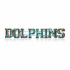 546-1008, Miami, Dolphins, NFL,  4', Lighted, Recycled, Metal, Sign, FREE SHIPPING, 546-1008