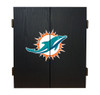 624-1008, Mia, Miami, Dolphins, NFL, Fan's Choice, DartBoard, Dart, Board, Cabinet, Darts, Logo, Imperial, 720801914541