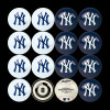 626-2001,NY, New York, Yankees, Billiard, Pool, Set Balls, Numbers, Imperial, MLB,  Logo, FREE SHIPPING