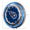 655-1028, Tenneessee, TN,  Titans, 14", Neon, Clock, NFL, Imperial, Logo,