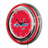 655-4030, Washington, Capitals, 14", Neon, Clock, NHL, Imperial, Logo, FREE SHIPPING,