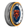 656-1019, Chicago, Bears, 18", Neon, Clock, NFL, Imperial, Logo, FREE SHIPPING
